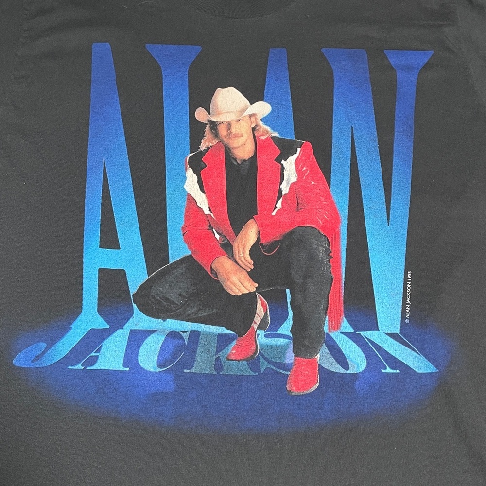 Alan Jackson Vintage Shirt men’s size Large - Picture 4 of 7
